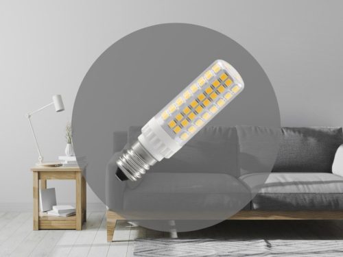 LED izzó 6,4W, E14 foglalat, 4000K semleges fehér, 870 lm - ZLS024