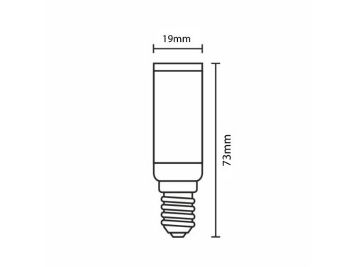 LED izzó 6,4W, E14 foglalat, 4000K semleges fehér, 870 lm - ZLS024