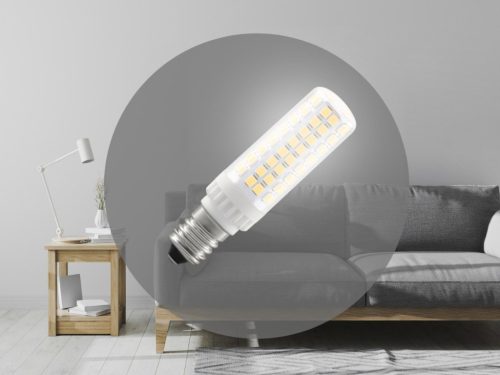 LED izzó 6,4W, E14 foglalat, 4000K semleges fehér, 870 lm - ZLS024