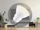 LED izzó 7W, GU10, 700lm, 3000K meleg fehér, dimmelhető, kerámia - ZLS1117D