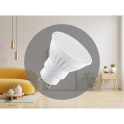   LED izzó 9,5W GU10 1100lm 3000K meleg fehér kerámia+PC - ZLS1119