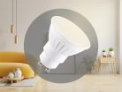 LED izzó 9,5W GU10 1100lm 3000K meleg fehér kerámia+PC - ZLS1119