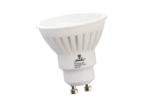 LED izzó 9,5W GU10 1100lm 3000K meleg fehér kerámia+PC - ZLS1119