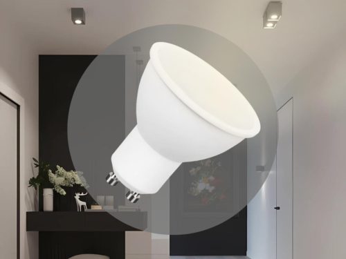 LED izzó 3W GU10 3000K meleg fehér Ø49x56 mm - ZLS112