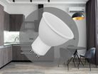 LED izzó 6W GU10 490lm 3000K meleg fehér ZLS116