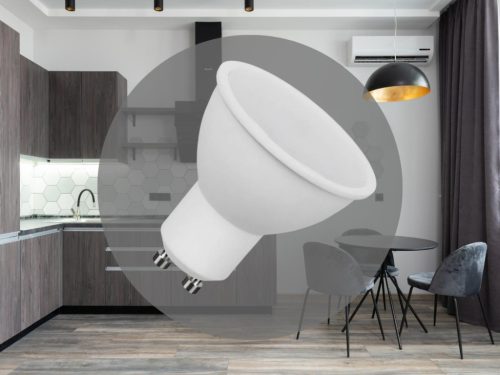 LED izzó 6W GU10 490lm 3000K meleg fehér ZLS116