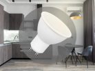 LED izzó 6W GU10 490lm 3000K meleg fehér ZLS116