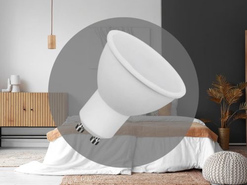 LED izzó 7W GU10 600lm 3000K meleg fehér ZLS117