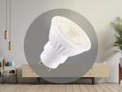 LED izzó 6,7W, GU10, 700lm, 3000K meleg fehér, dimmelhető, kerámia - ZLS1217D