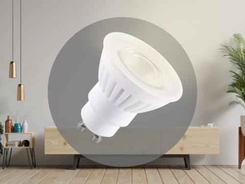 LED izzó 6,7W, GU10, 700lm, 3000K meleg fehér, dimmelhető, kerámia - ZLS1217D