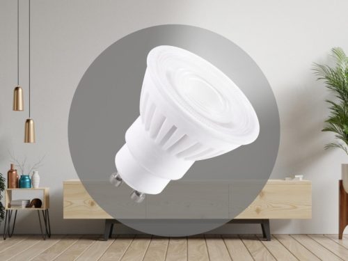 LED izzó 6,7W, GU10, 700lm, 4000K semleges fehér, dimmelhető, kerámia - ZLS1227D