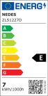 LED izzó 6,7W, GU10, 700lm, 4000K semleges fehér, dimmelhető, kerámia - ZLS1227D