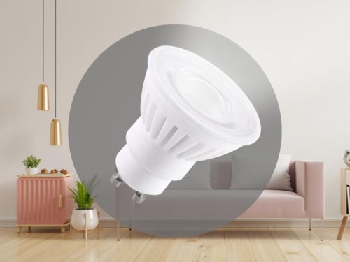 LED izzó 9,5W GU10 1100lm 4000K semleges fehér kerámia+PC - ZLS1229