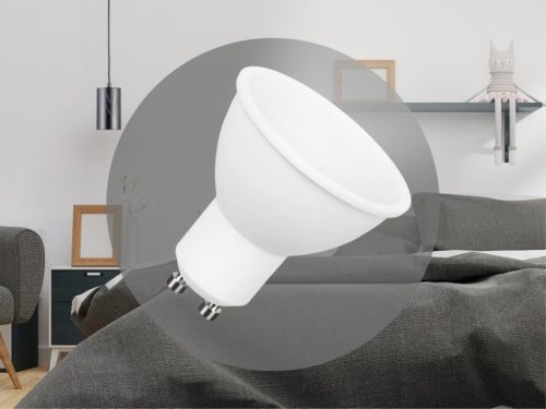 LED spot izzó 8W GU10 természetes fehér 4000K Ø49x56mm - ZLS128