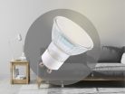 LED izzó 4,7W, GU10, 460lm, 3000K meleg fehér, dimmelhető, üveg - ZLS1315D