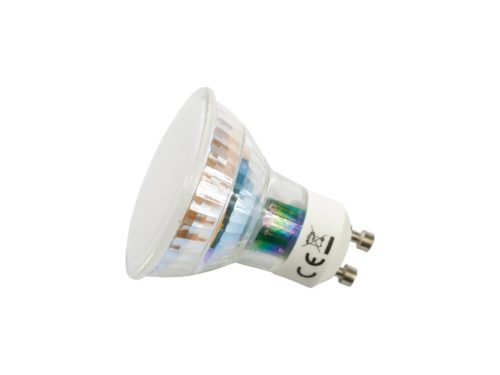 LED izzó 6,7W GU10 910lm 3000K meleg fehér üveg - ZLS1317