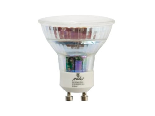 LED izzó 6,7W GU10 910lm 3000K meleg fehér üveg - ZLS1317