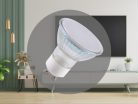 LED izzó 6,7W GU10 910lm 4000K semleges fehér üveg - ZLS1327
