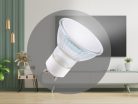 LED izzó 6,7W GU10 910lm 4000K semleges fehér üveg - ZLS1327