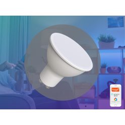   SMART Wi-Fi dimmelhető LED izzó GU10 4,5W, 400 lm, CCT+RGB, 100° - ZLS135W