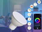 SMART Wi-Fi dimmelhető LED izzó GU10 4,5W, 400 lm, CCT+RGB, 100° - ZLS135W