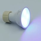 SMART Wi-Fi dimmelhető LED izzó GU10 4,5W, 400 lm, CCT+RGB, 100° - ZLS135W