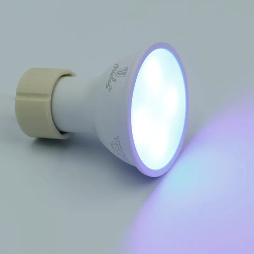 SMART Wi-Fi dimmelhető LED izzó GU10 4,5W, 400 lm, CCT+RGB, 100° - ZLS135W