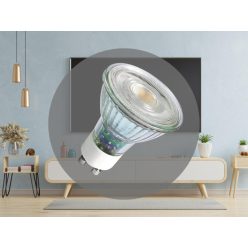   LED izzó 4,7W, GU10, 460lm, 3000K meleg fehér, dimmelhető, üveg - ZLS1415D