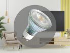 LED izzó 6,7W GU10 910lm 3000K meleg fehér üveg - ZLS1417