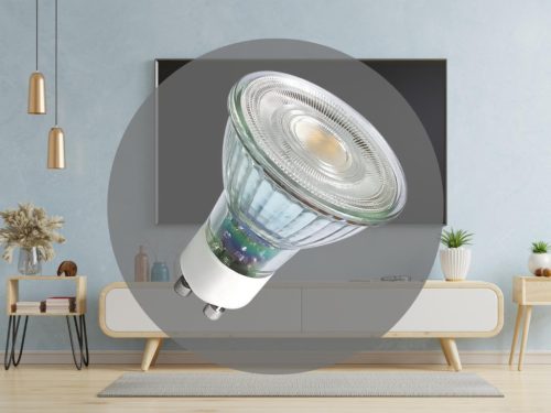 LED izzó 4,7W, GU10, 460lm, 4000K semleges fehér, dimmelhető, üveg - ZLS1425D