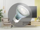 LED izzó 6,7W GU10 910lm 4000K semleges fehér üveg - ZLS1427
