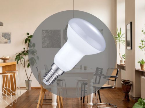 LED izzó 6W, E14 foglalat, 3000K meleg fehér, 510 lm - ZLS215