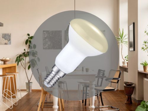LED izzó 6W, E14 foglalat, 3000K meleg fehér, 510 lm - ZLS215
