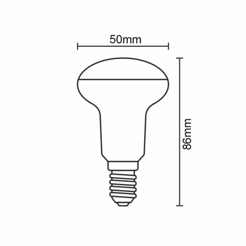 LED izzó 5W E14 természetes fehér 4000K 410lm ZLS223