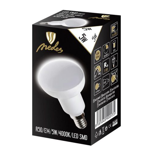 LED izzó 5W E14 természetes fehér 4000K 410lm ZLS223