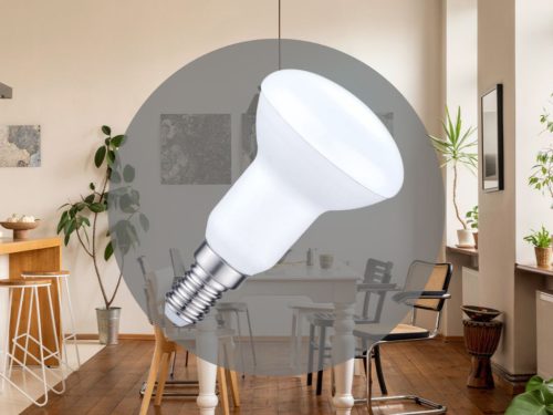 LED izzó 6W, E14 foglalat, 4000K semleges fehér, 510 lm - ZLS225