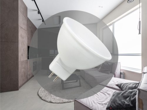 LED izzó 5W, 450Lm, GU5.3/MR16, 4000K természetes fehér, Ø49x51mm - ZLS323
