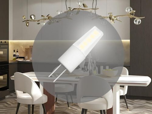 LED izzó 2W, G4 foglalat, 140Lm, 4000K semleges fehér, Ø10x37mm - ZLS420