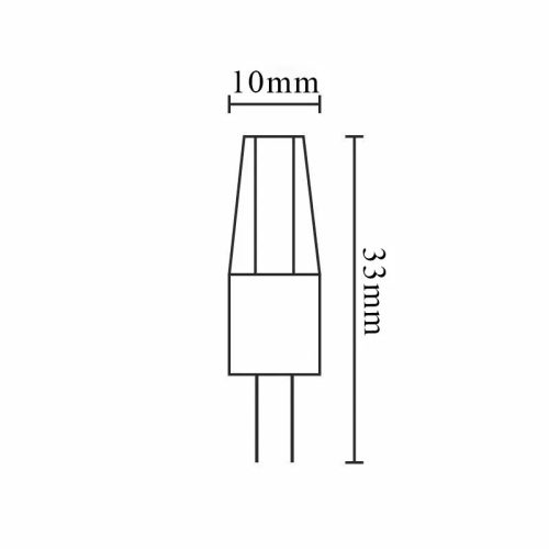 LED izzó 1,5W, G4 foglalat, 140 lm, 4000K semleges fehér - ZLS421