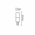 LED izzó 3W, G4 foglalat, 320 lm, 4000K semleges fehér - ZLS423