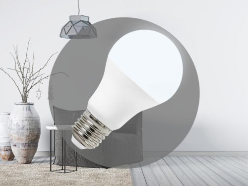 LED izzó 12W E27 6500K hideg fehér Ø60x110 mm - ZLS503