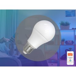   SMART Wi-Fi dimmelhető LED izzó E27 9W, 805 lm, CCT+RGB, 200° - ZLS532W