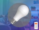 SMART Wi-Fi dimmelhető LED izzó E27 15W, 1430 lm, CCT+RGB, 200° - ZLS535W