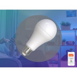   SMART Wi-Fi dimmelhető LED izzó E27 15W, 1430 lm, CCT+RGB, 200° - ZLS535W