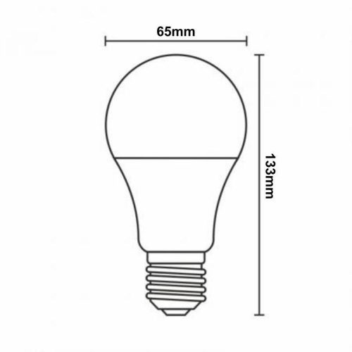 SMART Wi-Fi dimmelhető LED izzó E27 15W, 1430 lm, CCT+RGB, 200° - ZLS535W