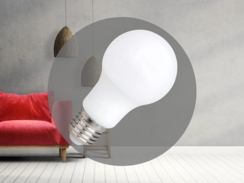 LED izzó 9W E27 6500K hideg fehér Ø60x110 mm - ZLS562