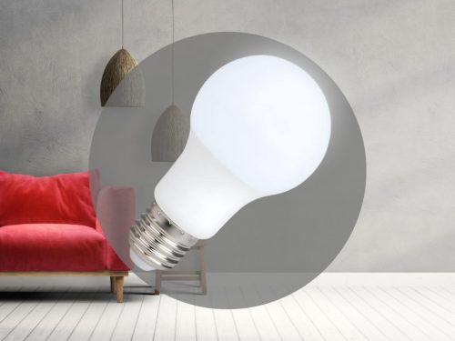 LED izzó 9W E27 6500K hideg fehér Ø60x110 mm - ZLS562