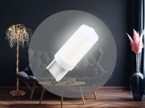 LED izzó 4W G9 hideg fehér 6000K 330lm dimmelhető ZLS604CD
