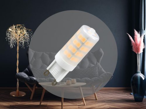 LED izzó 4W G9 meleg fehér 2800K 320lm dimmelhető ZLS614CD