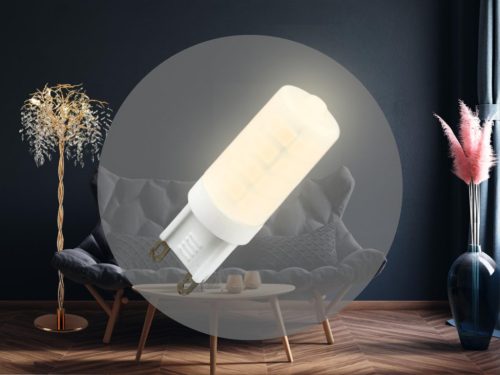 LED izzó 4W G9 meleg fehér 2800K 320lm dimmelhető ZLS614CD